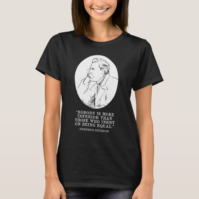 Camiseta FRIEDRICH NIETZSCHE - Will to Power Philosophy (Frente)