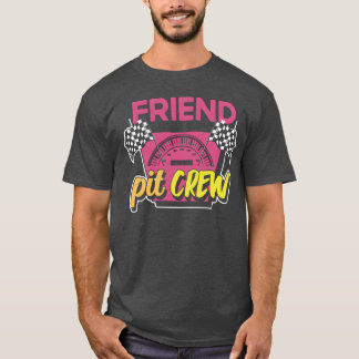 Camiseta Friend Racing Car Bday Party Family Matching Pit C