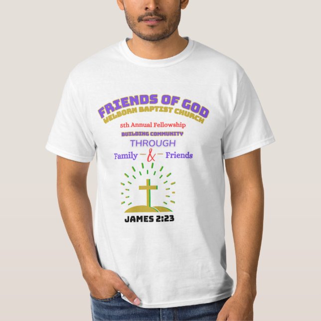 Camiseta Friends and Family Day T-shirt  (Frente)
