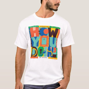 Camiseta FRIENDS™ Como Você Está - Gráfico Vibrante