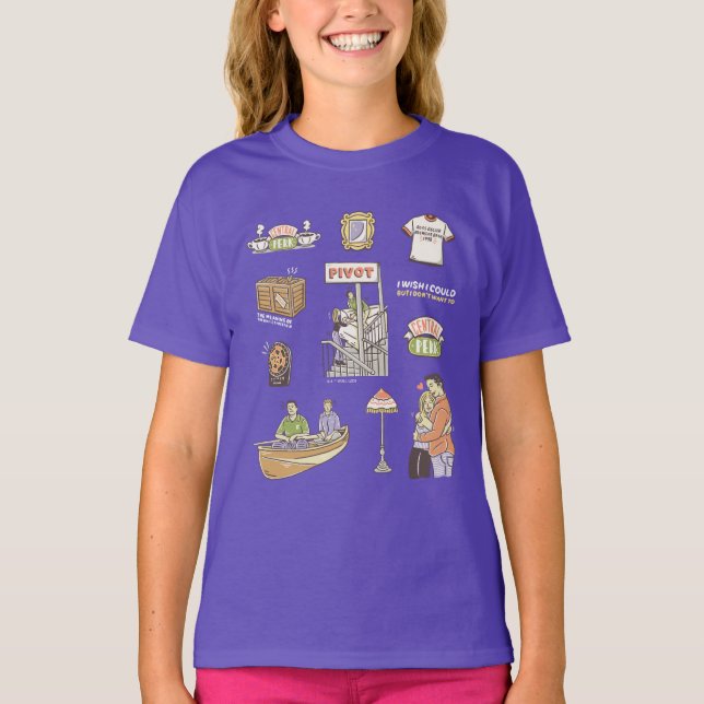 Camiseta FRIENDS™ | Ícones de Desenho 2 (Frente)