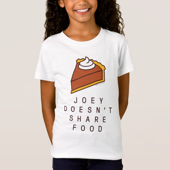 Camiseta FRIENDS™ | Joey Não Divide Comida (Frente)