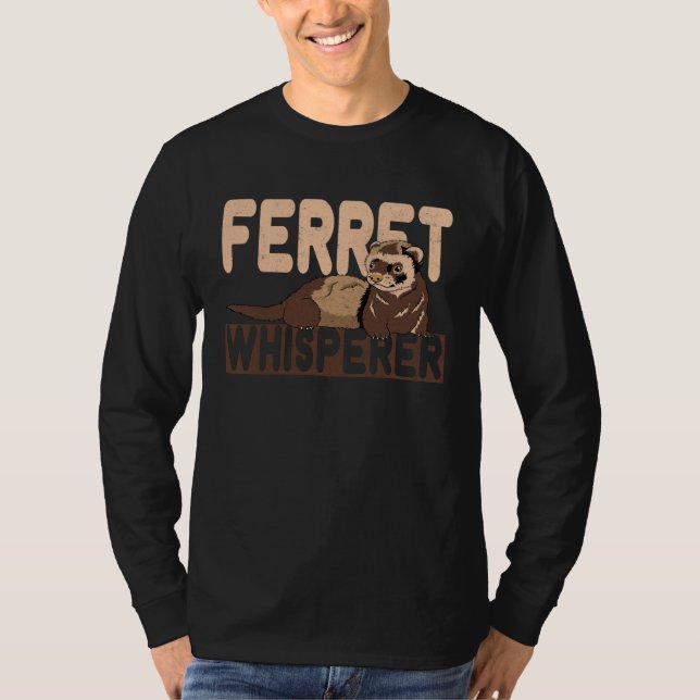 Camiseta Friends of Ferrets   Ferret Whisperer Graphic Artw (Frente)