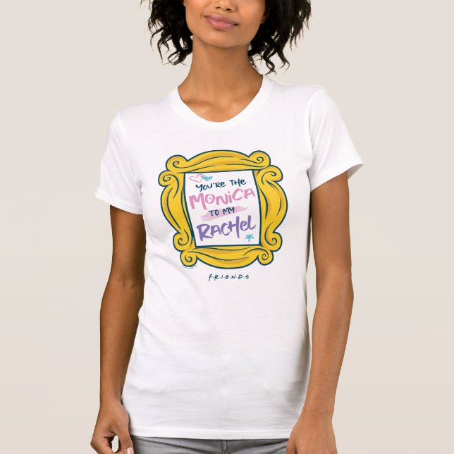 Camiseta FRIENDS™ Peephole | Você é a Mônica da minha Rache (Frente)