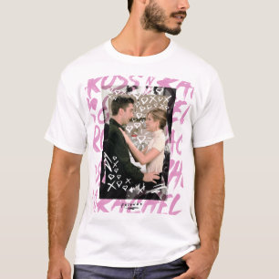 Camiseta FRIENDS™   Ross E Rachel Desenharam Corações