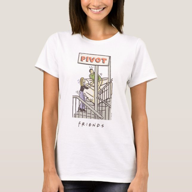 Camiseta FRIENDS™ | Ross e Rachel PIVOT (Frente)