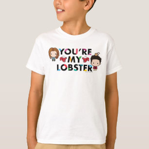 Camiseta FRIENDS™ Ross & Rachel Lagosta Chibi