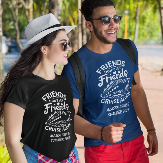 Camiseta Friends Trip Cruising Cruise Personalized Group (Criador carregado)