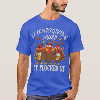 Camiseta Friendsgiving Squadurkeyhanksgiving Friends Drinki