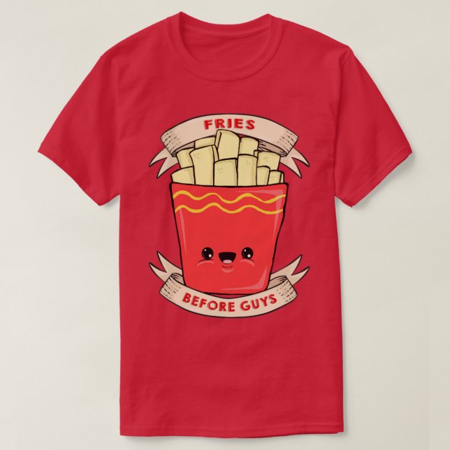 Camiseta Fries Antes de Caras (Frente do Design)