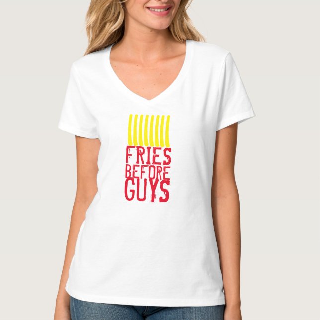 Camiseta Fries Antes de Caras (Frente)
