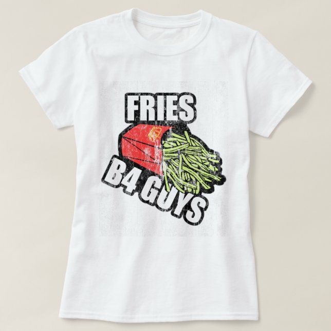 Camiseta Fries Antes do Cara DS (Frente do Design)