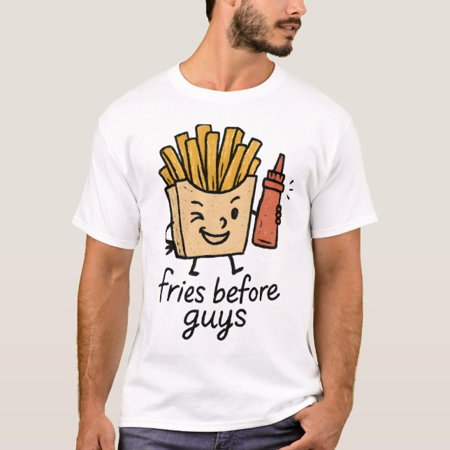 Camiseta Fries Before Guys (Frente)