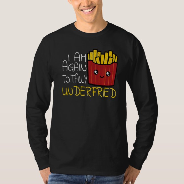 Camiseta Fries franceses de Comida rápida comendo fritas fr (Frente)
