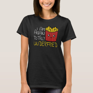 Camiseta Fries franceses de Comida rápida comendo fritas fr