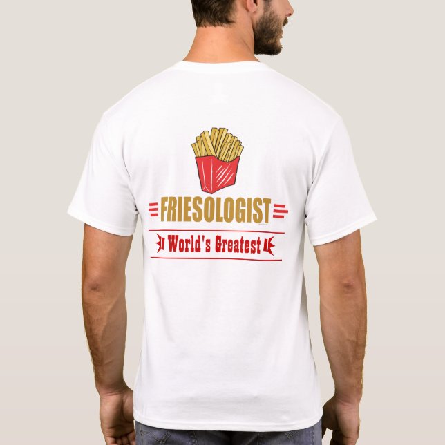 Camiseta Fries franceses engraçados (Verso)