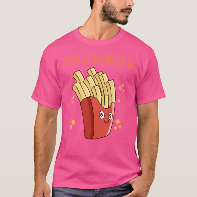 Camiseta Fries franceses Kawaii (Frente)