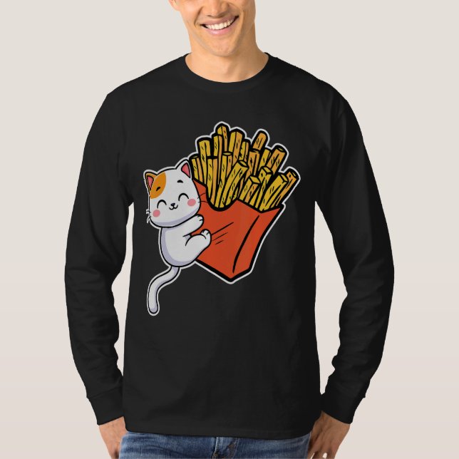Camiseta Fries (Fries Cat) Franceses (Frente)