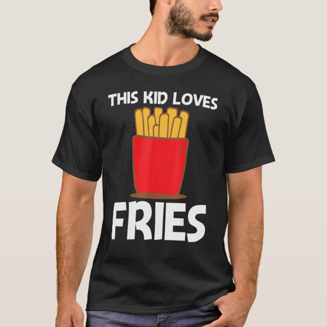 Camiseta Fries legal Para Crianças Rapazes, Invólucro Rápid (Frente)