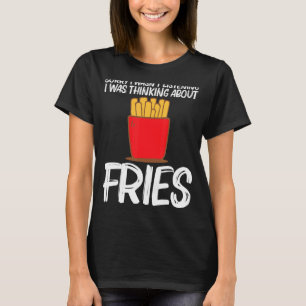 Camiseta Fries legal Para Homens, Comida Rápida De Snack