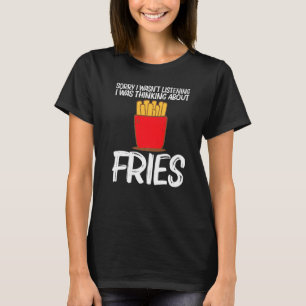 Camiseta Fries legal Para Homens, Comida Rápida De Snack