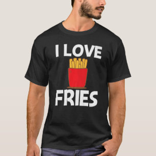Camiseta Fries legal Para Homens, Comida Rápida De Snack