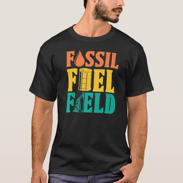 Camiseta Frigorífico de óleo de fracker de combustível fóss (Frente)