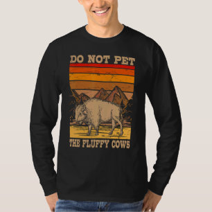 Camiseta Frigorífico De Vaca Não Colhe As Vacas Fluffy Buff