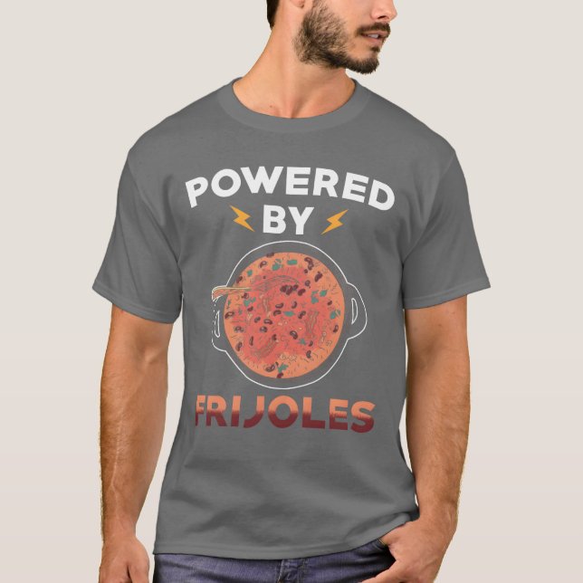 Camiseta Frijoles Meican Food Design Powered by Frijoles fu (Frente)