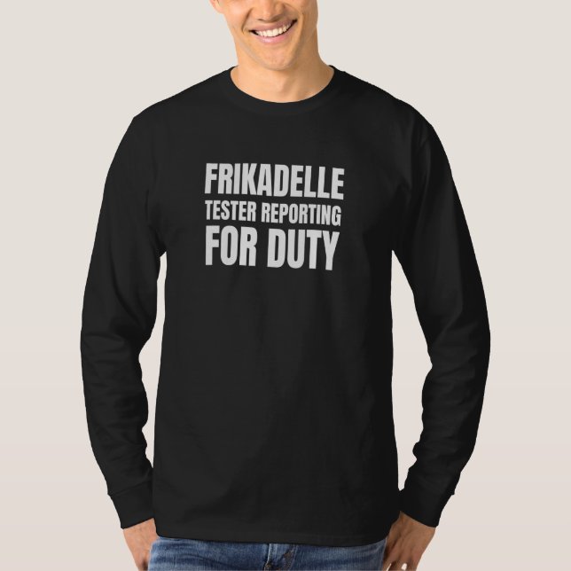 Camiseta Frikadelle Tester Presta Contas (Frente)