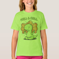 Frill & Chill Kawaii Dilophosaurus Dinossauro Zen 