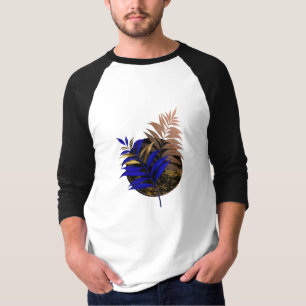 Camiseta Frio azul no círculo preto