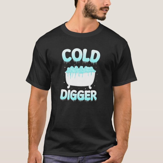 Camiseta Frio, Chá Frio, Ice, Arrefecimento (Frente)