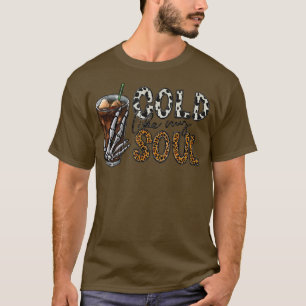 Camiseta Frio Como O Meu Esqueleto De Café De Alma