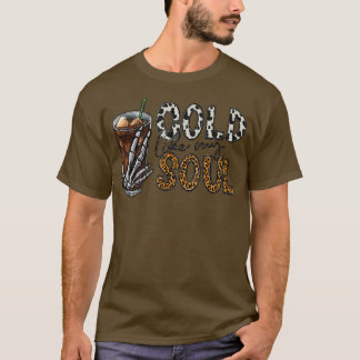 Camiseta Frio Como O Meu Esqueleto De Café De Alma