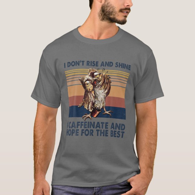 Camiseta Frio De Café Engraçado Que Diz Para A Mãe (Frente)