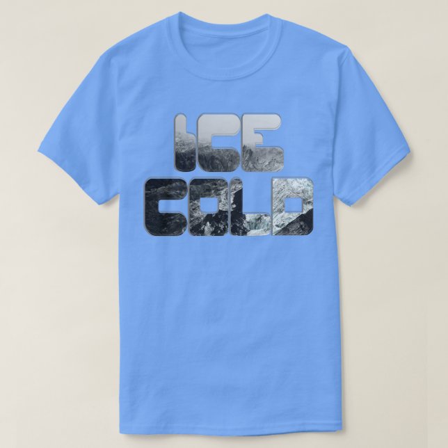 CAMISETA FRIO DE GELO (Frente do Design)