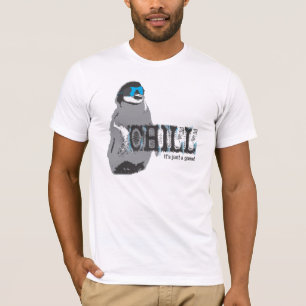 Camiseta Frio, é apenas um jogo! Pinguim