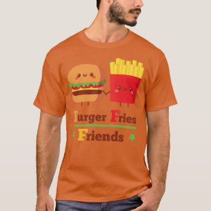Camiseta Frio e Burger Bonitos Amigos BFF Engraçado