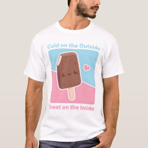 Camiseta Frio por fora, doce na Dentro, gelado