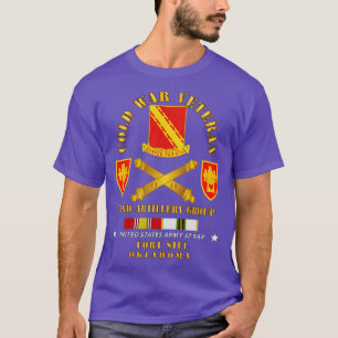 Camiseta FrioVet 52nd Artillery Group Fort Sill OK w COLD S