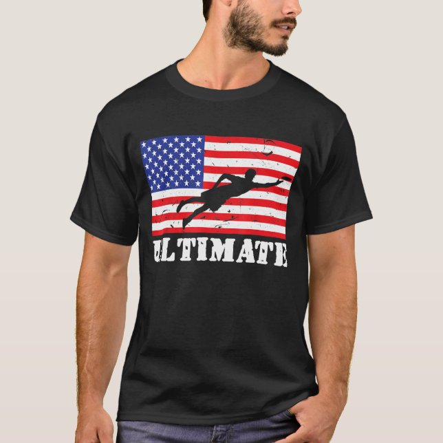 Camiseta Frisbee Americano, Incomodado Sinalizador American (Frente)
