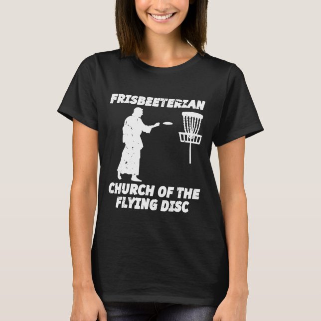 Camiseta Frisbeeterian Disk Golf Frisbee (Frente)