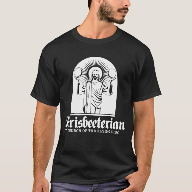 Camiseta Frisbeeterian Frisbee Disk Golf (Frente)
