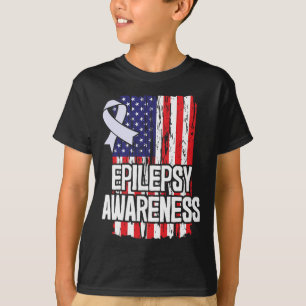 Camiseta Friso de Sensibilização do Sinalizador Americano