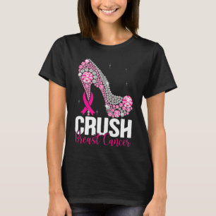 Camiseta Friso Rosa Brisa Rosa para Sensibilizar o Cancer d