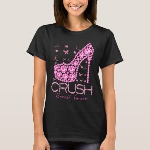 Camiseta Friso Rosa Brisa Rosa para Sensibilizar o Cancer d
