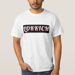 Camiseta Fríssio word lokkich se traduz para feliz