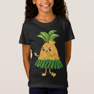 Camiseta Frita Tropical de Abacaxi Alô, Férias de Verão