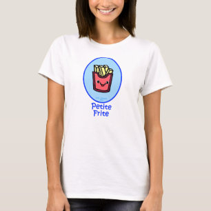 Camiseta - Fritada pequena azul - batatas fritas francesas